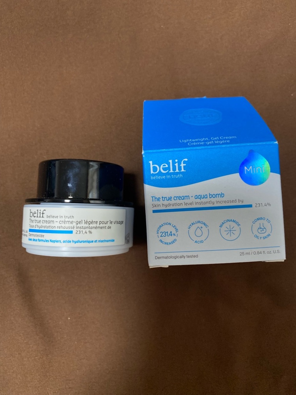 belif The True Cream Aqua Bomb - Mini (Blue)